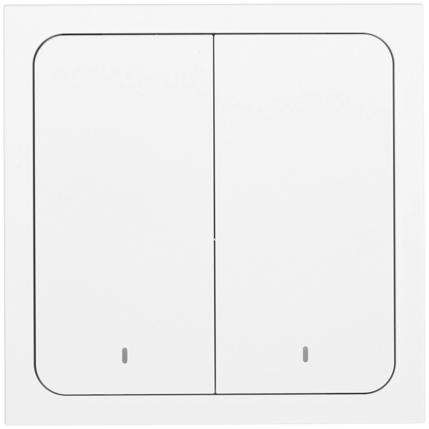 Умный беспроводной выключатель Яндекс Zigbee 2 клавиши YNDX-00535